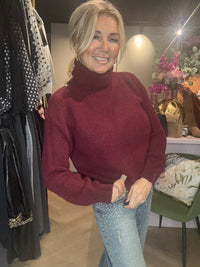 Triple Nine Col Trui Bordeaux Alpaca