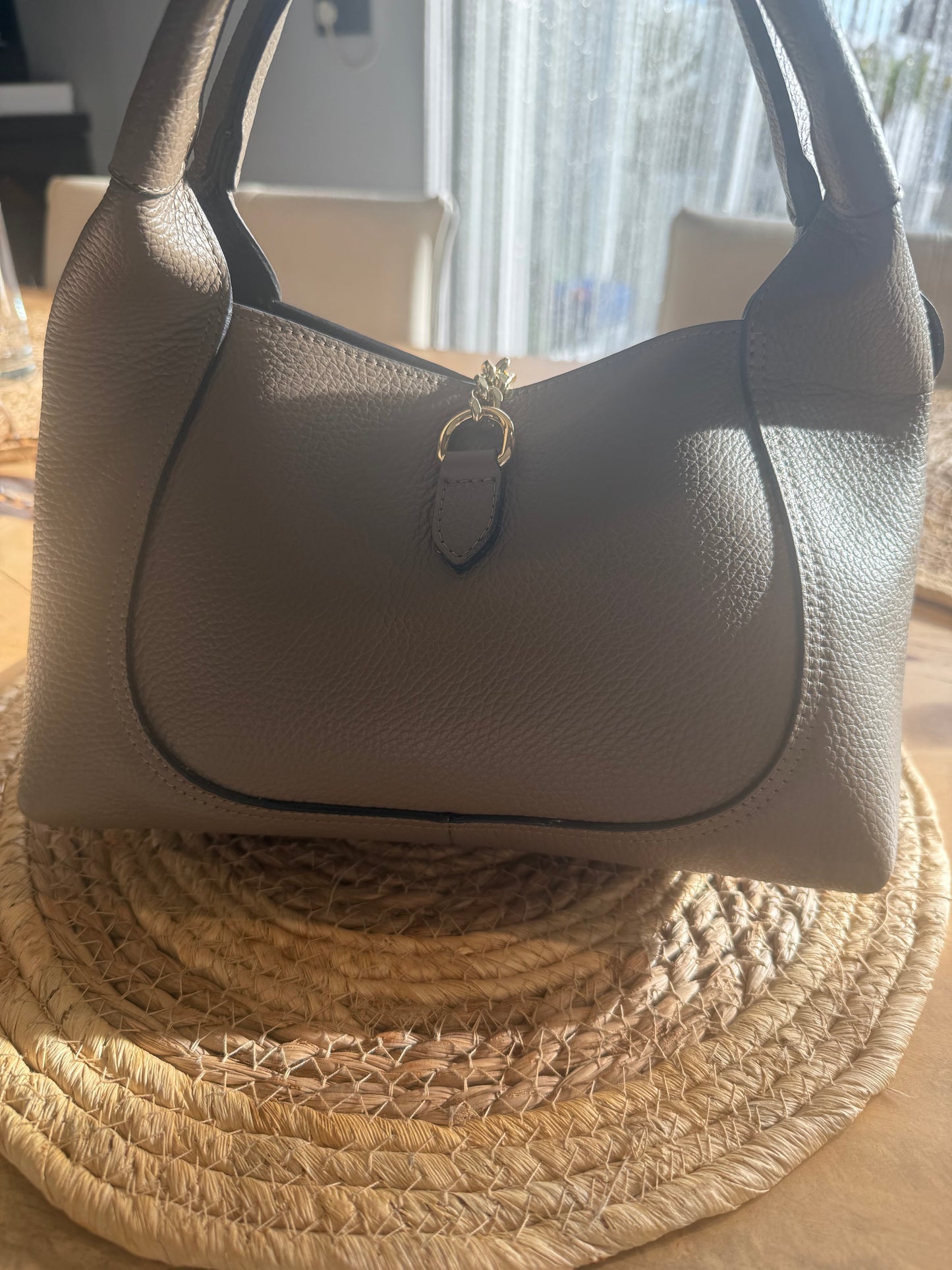 Tas Reno Taupe Leer