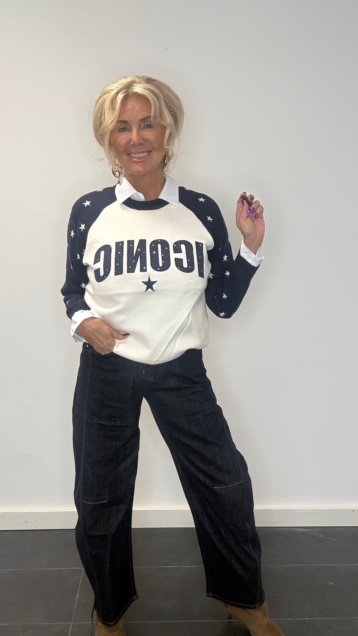 Forza-jeans i barrel-modell