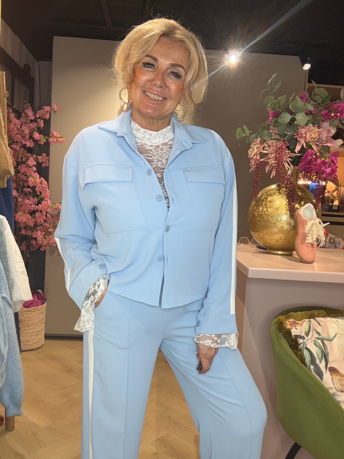 Broek Joy Licht Blauw