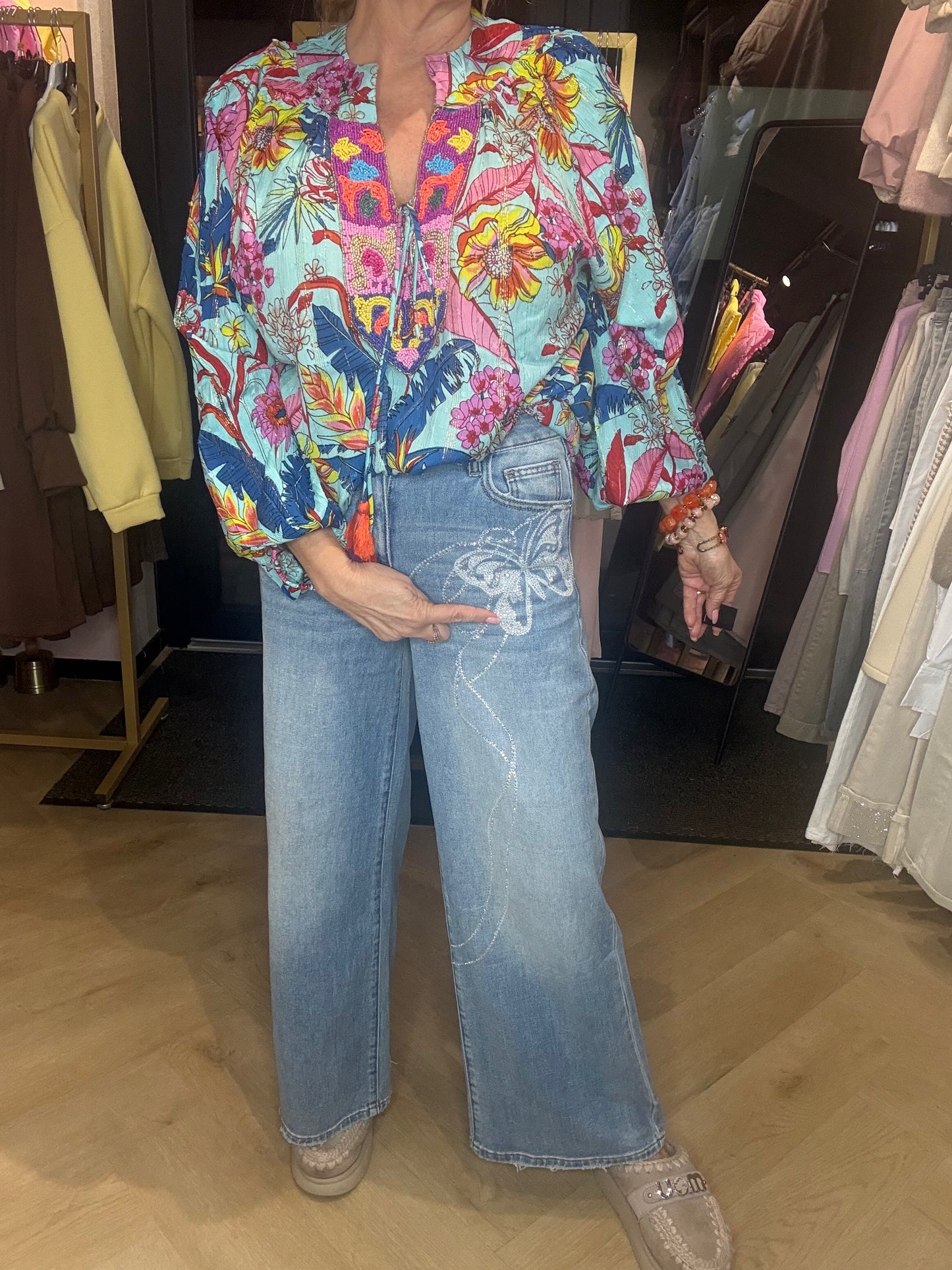 Jeans Broek Vlinder Straight leg