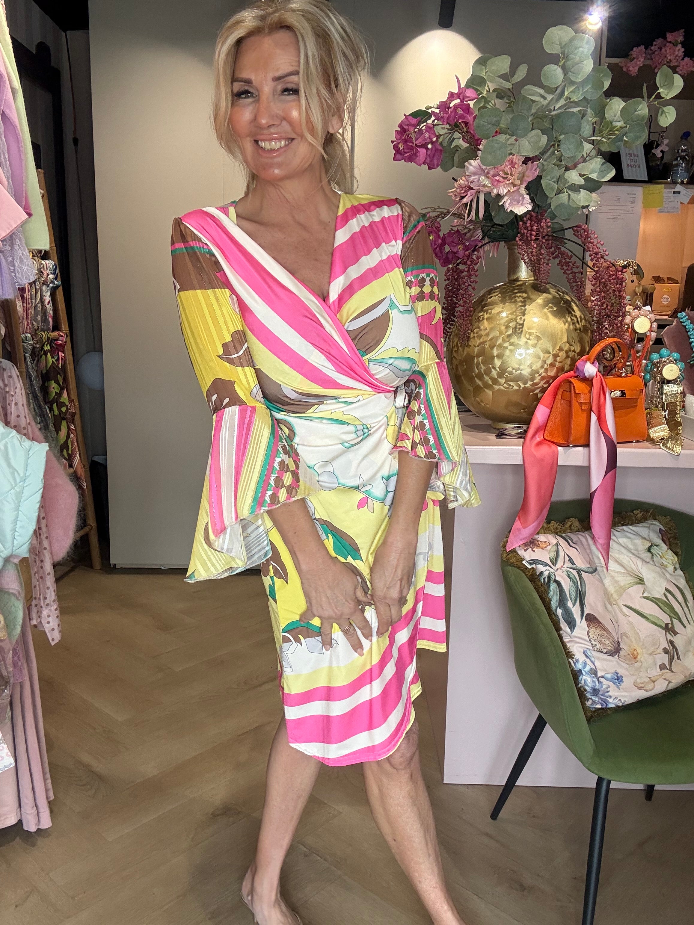 Jurk Troyka pink Lemon