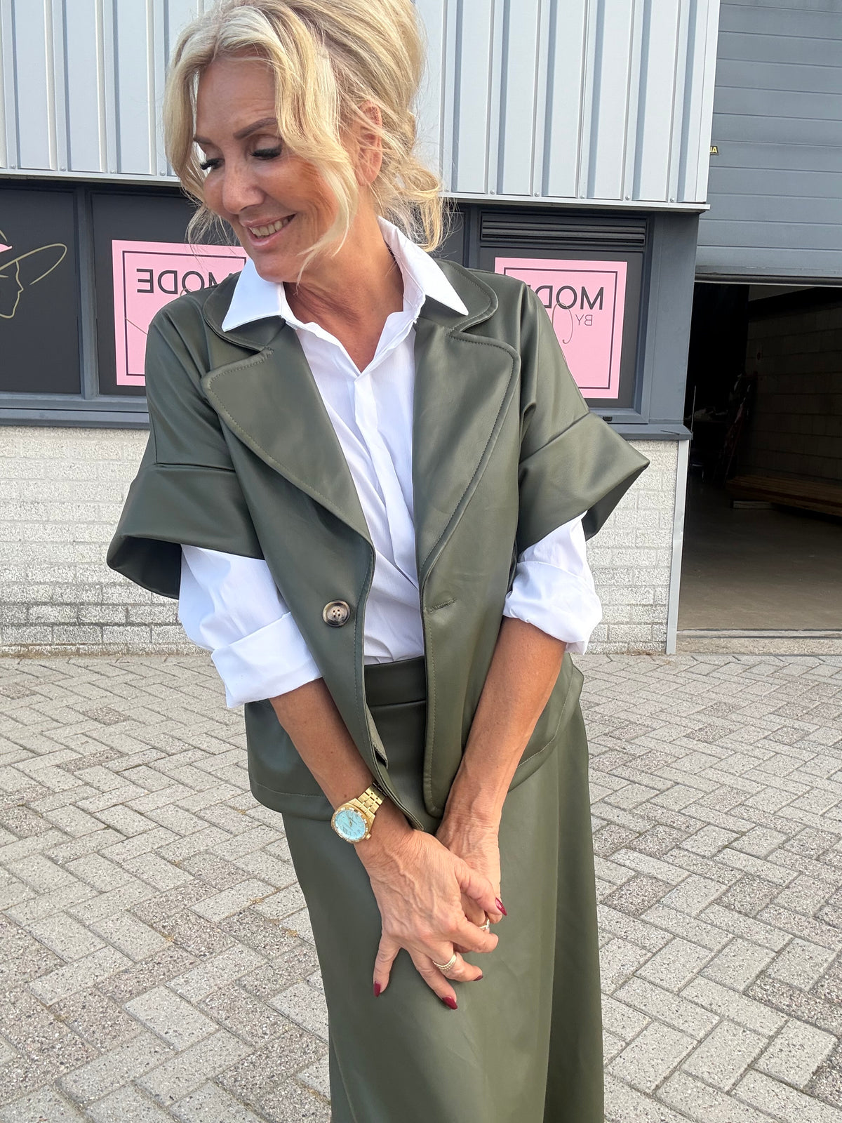 Jacke Puh Grün
