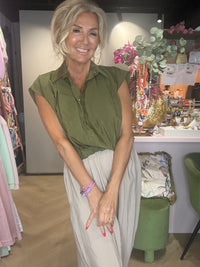 Ballonbluse grün