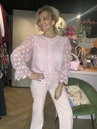 Blouse poeder rose amber