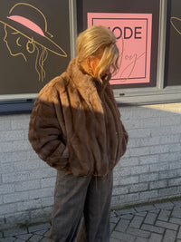 Bont jasje fake Furr camel