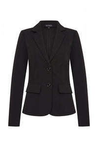 Mi Piace Blazer Bonded Zwart MP202646