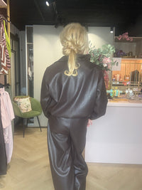 Jasje ballon model Puh bubbeltjes Leatherlook Bruin
