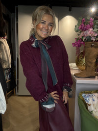 Trui Bordeaux Strass ✨