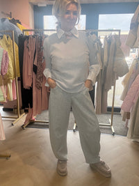 Jog broekje grijs ballon model