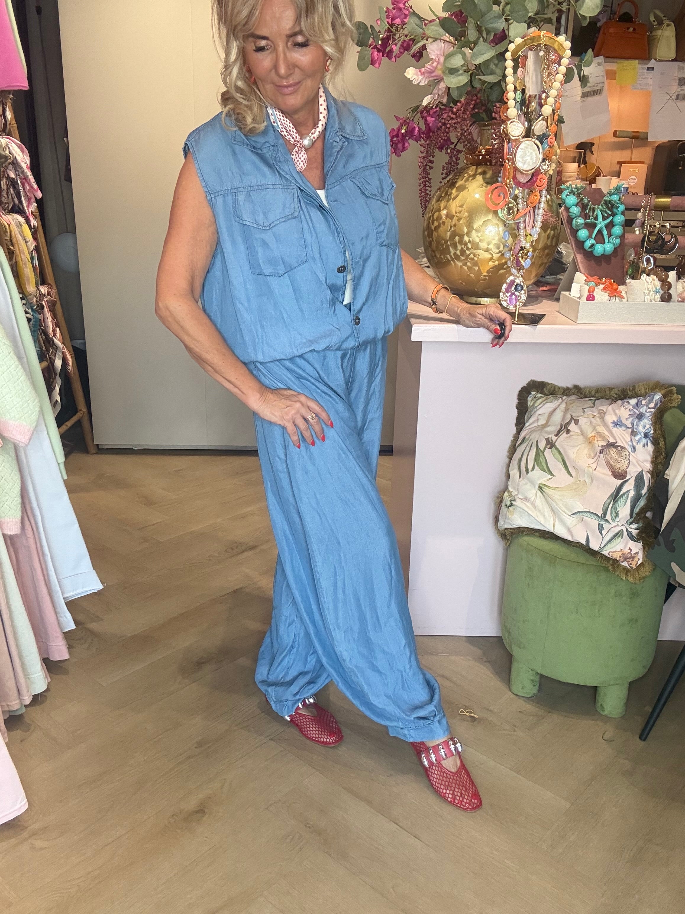 Ensemble 2 pièces Jeans Viscose❌alerte tendance chaude ❌