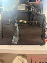 Tas Bruin Suède Teddy