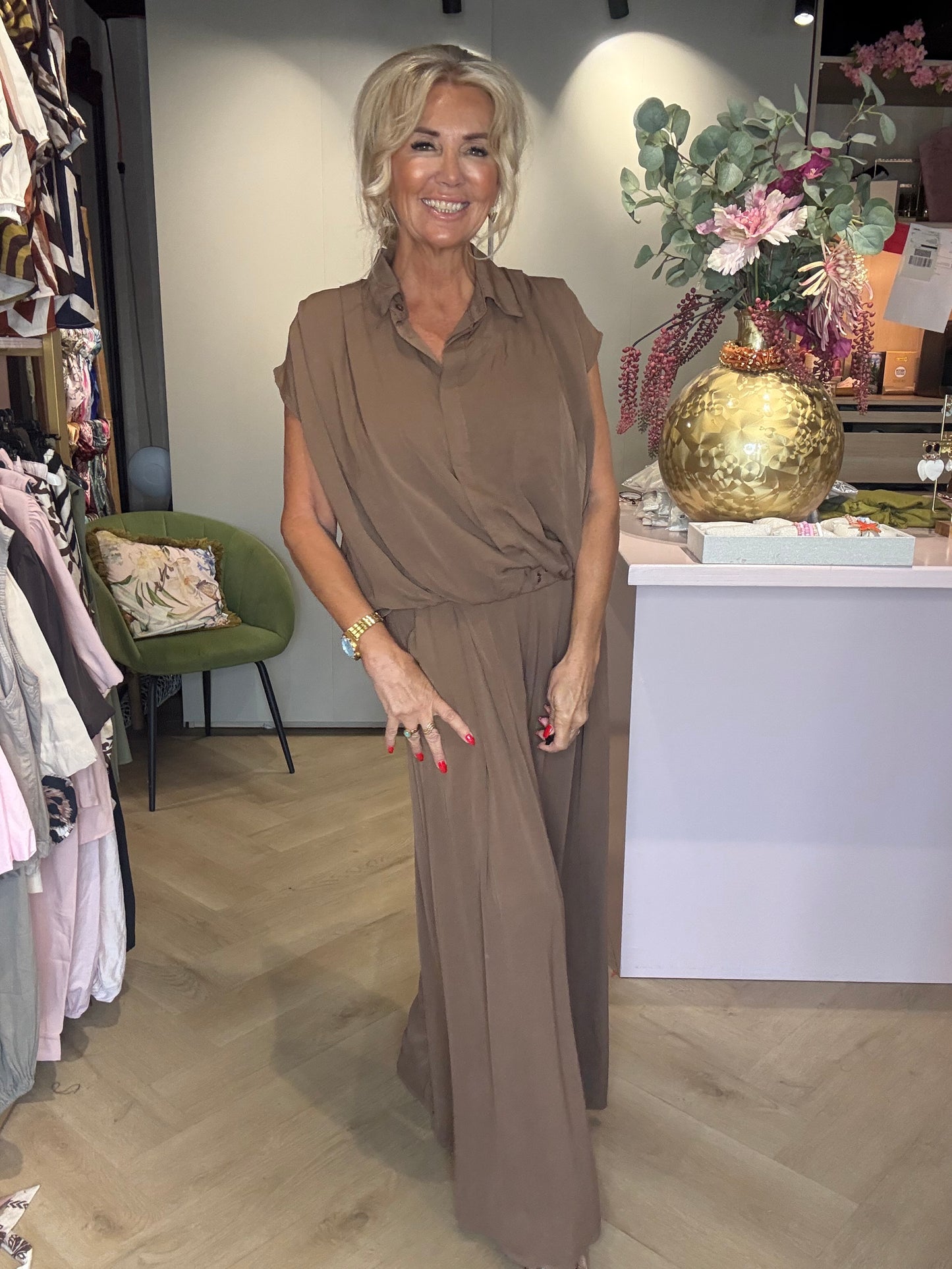 Pantalon Emily camel