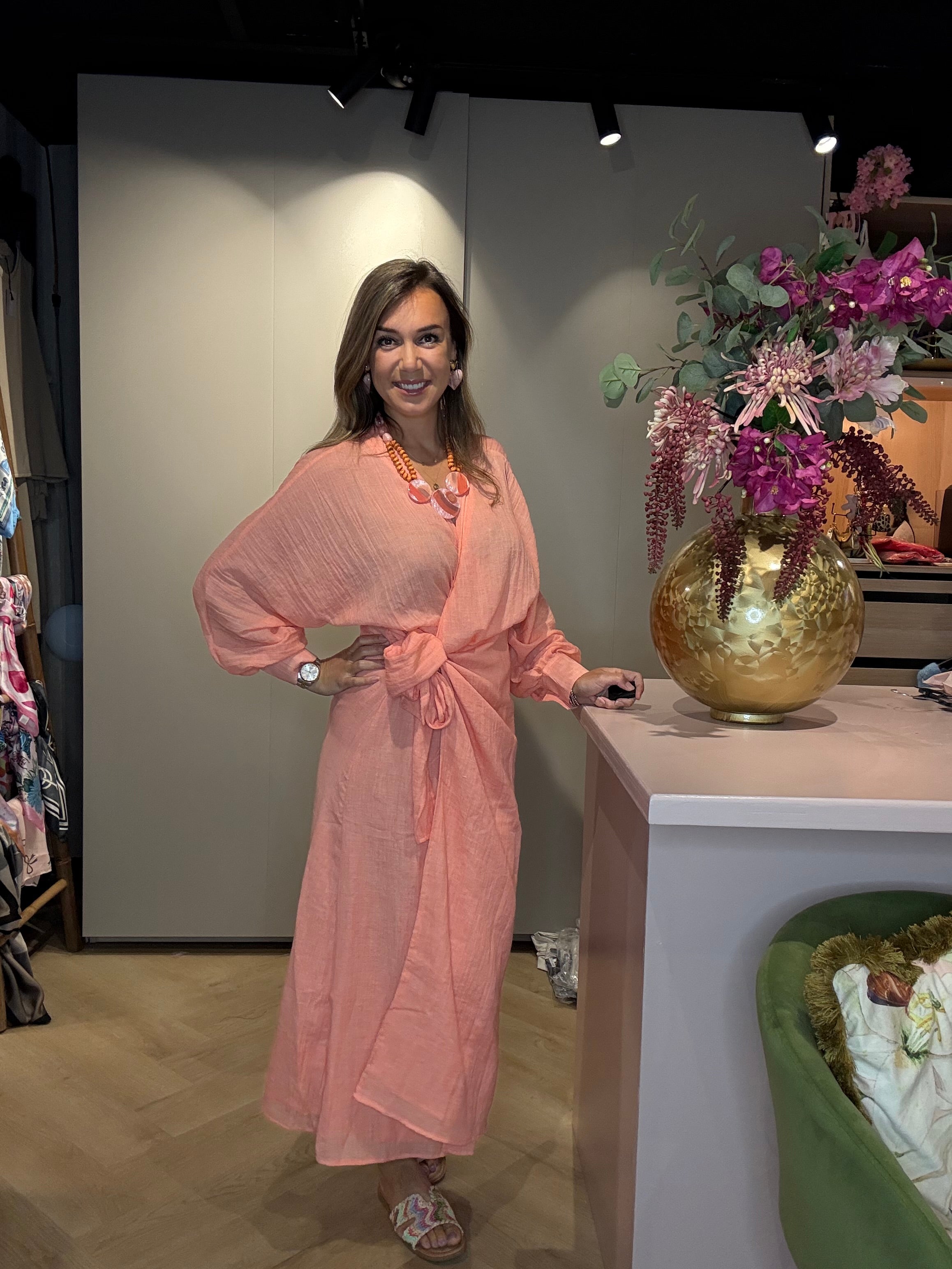 Jurk Marbella Peach
