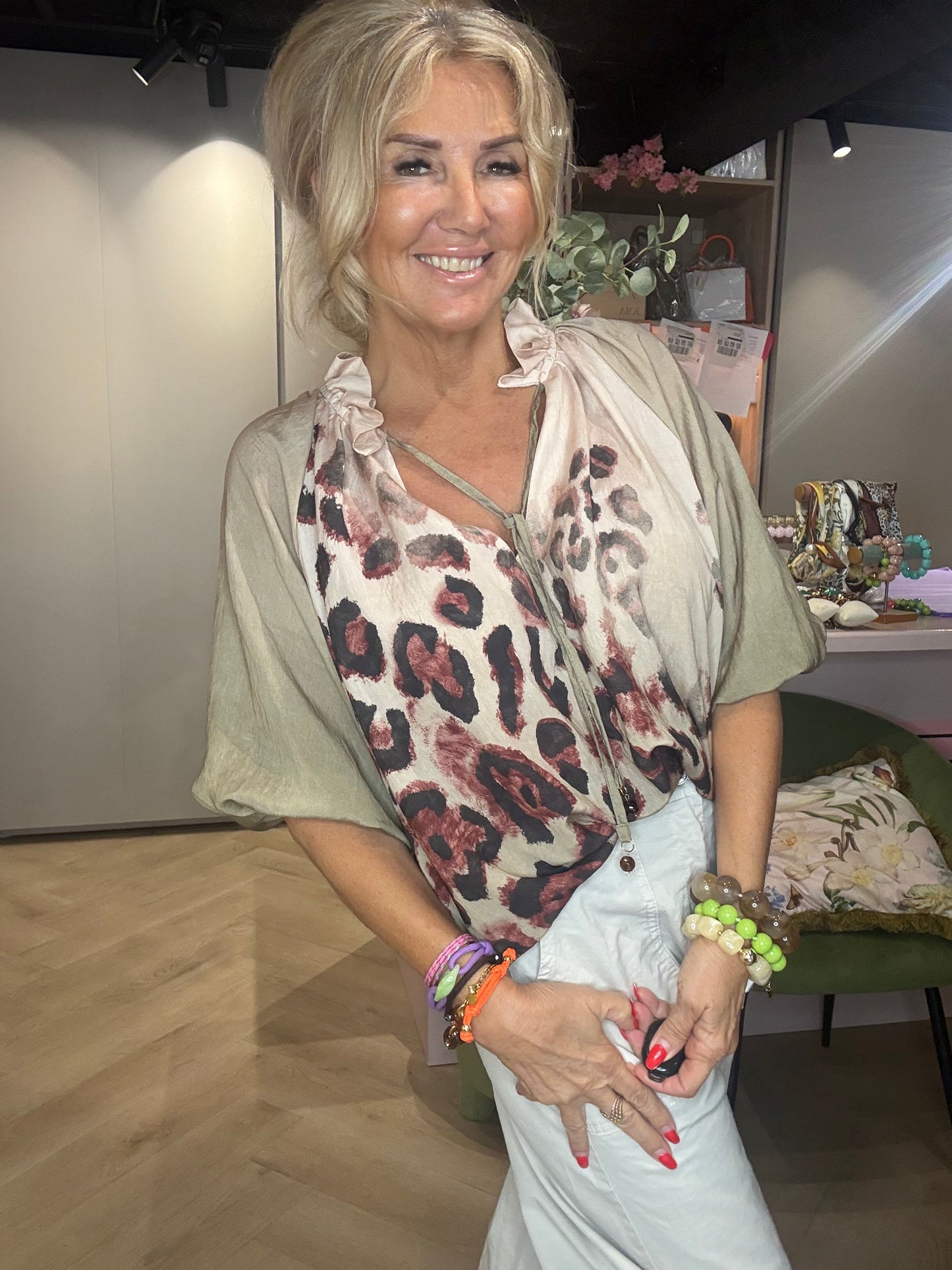 Blouse Panther Olive