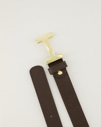 Hera Big riem Donker Bruin