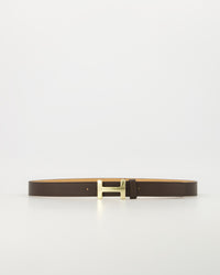 Hera Big riem Donker Bruin