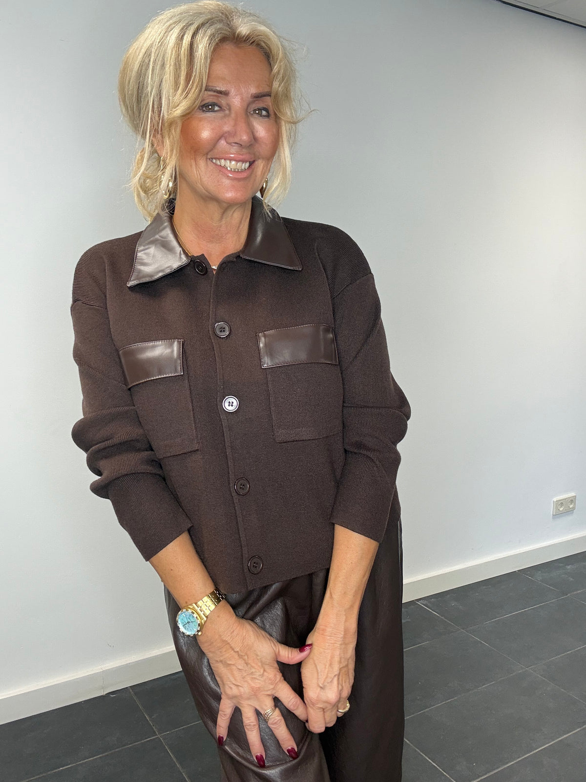 Vest jasje Bruin Puh Details