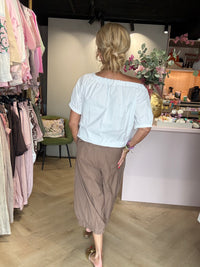 Capri-bukse Taupe