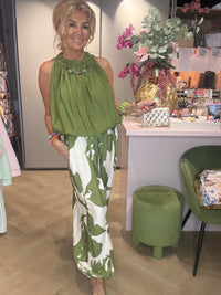 Broek Ballon She  matcha