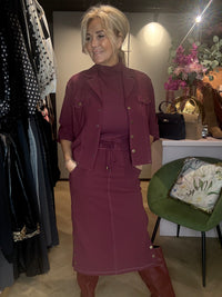 Mi Piace Rok MP202684 Bonded Burgundy