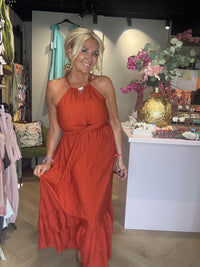 Dress rust brown Athens