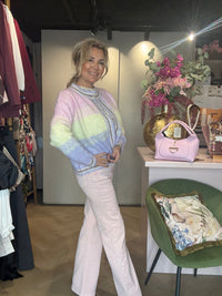 Broek Poeder rose stretch