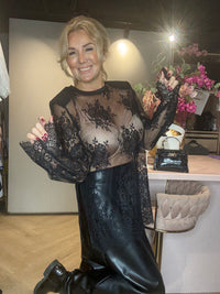 Rok Zwart Veagan Leatherlook