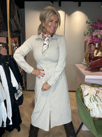 Triple Nine Travel Dress Beige