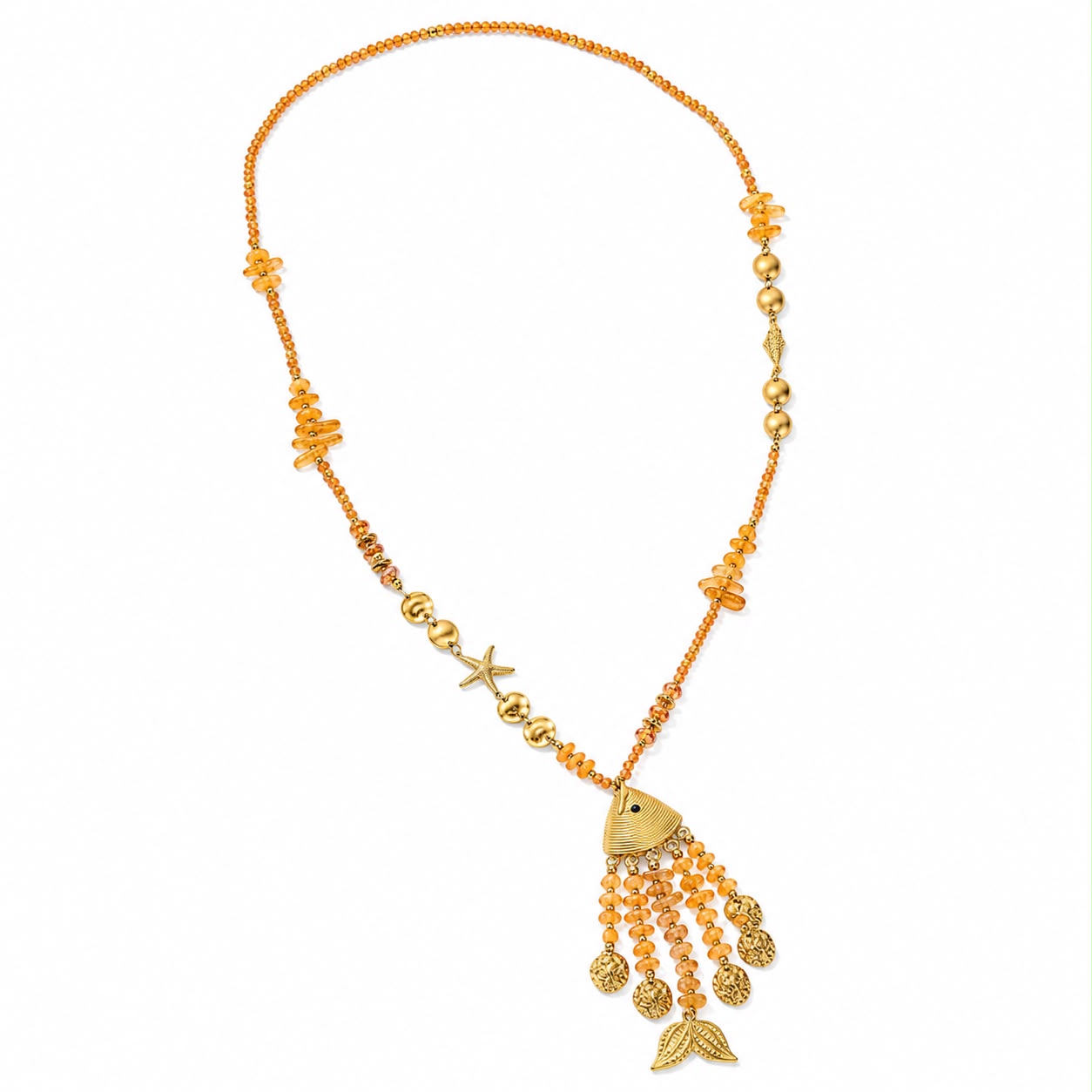 Ketting vis licht Briek kraal