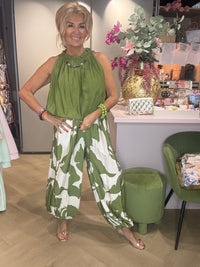 Broek Ballon She  matcha