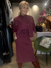 Mi Piace MP202681 Burgundy Bonded jasje