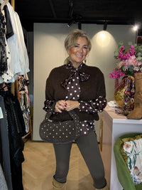 Truitje Grof gebreid korte mouw