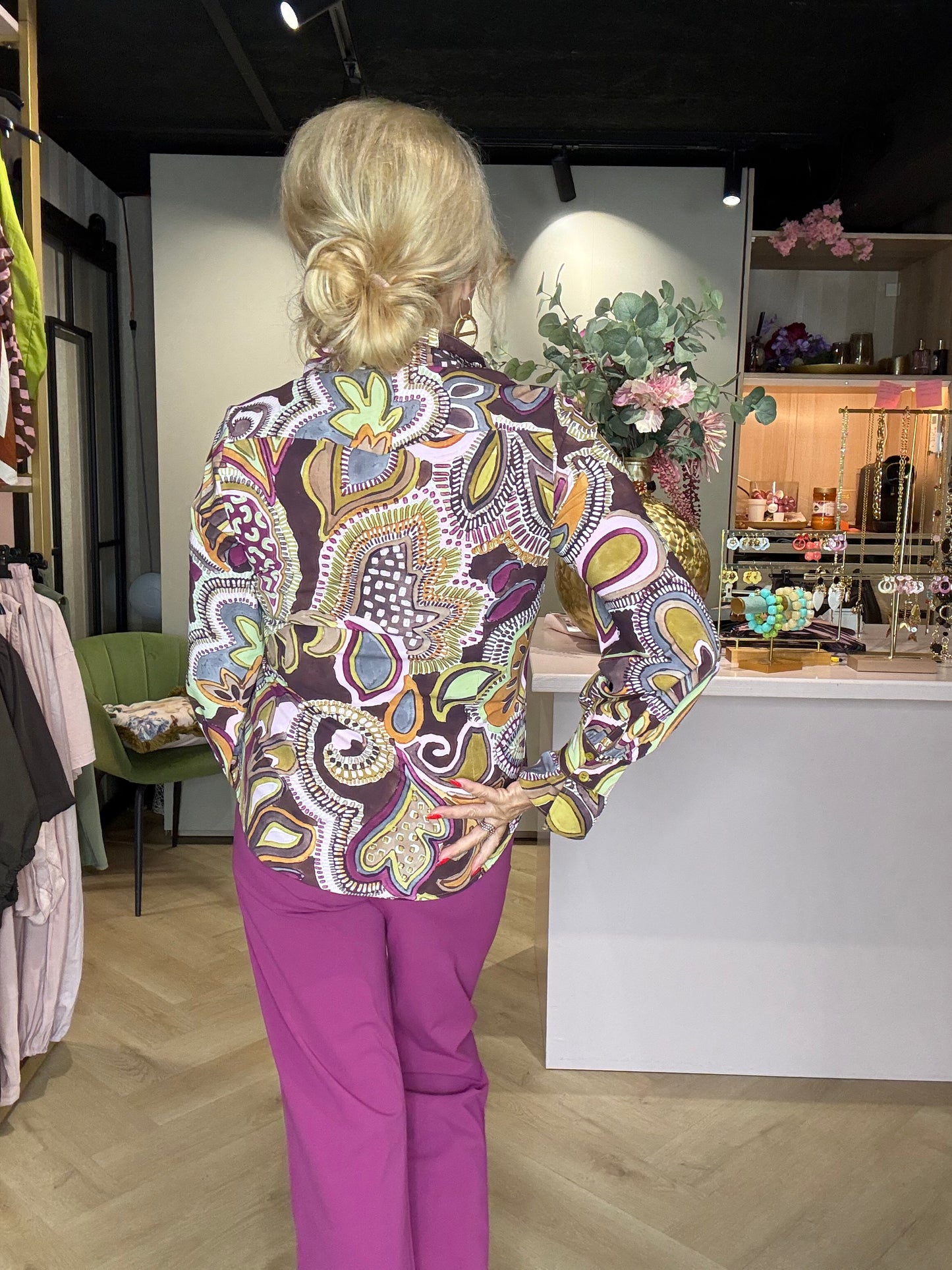 Mi Piace Blouse Big Paisley Print Multicolour MP202108BPPT