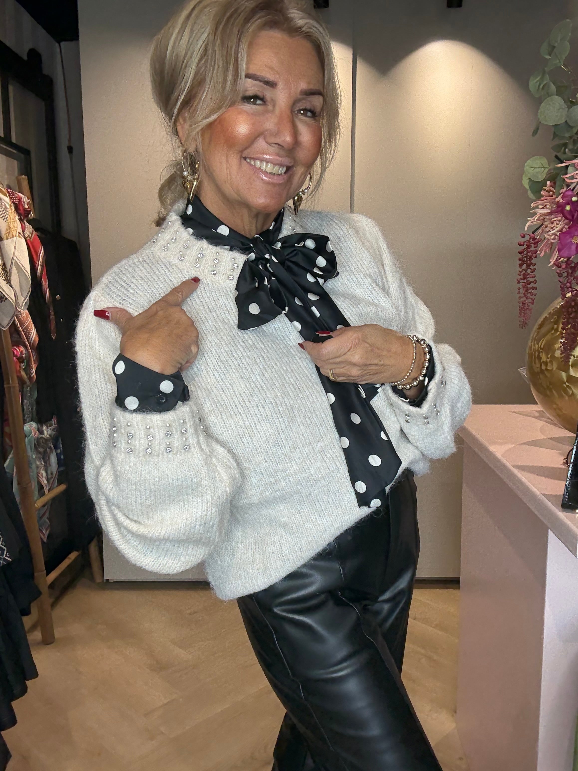 Trui Crème Strass ✨