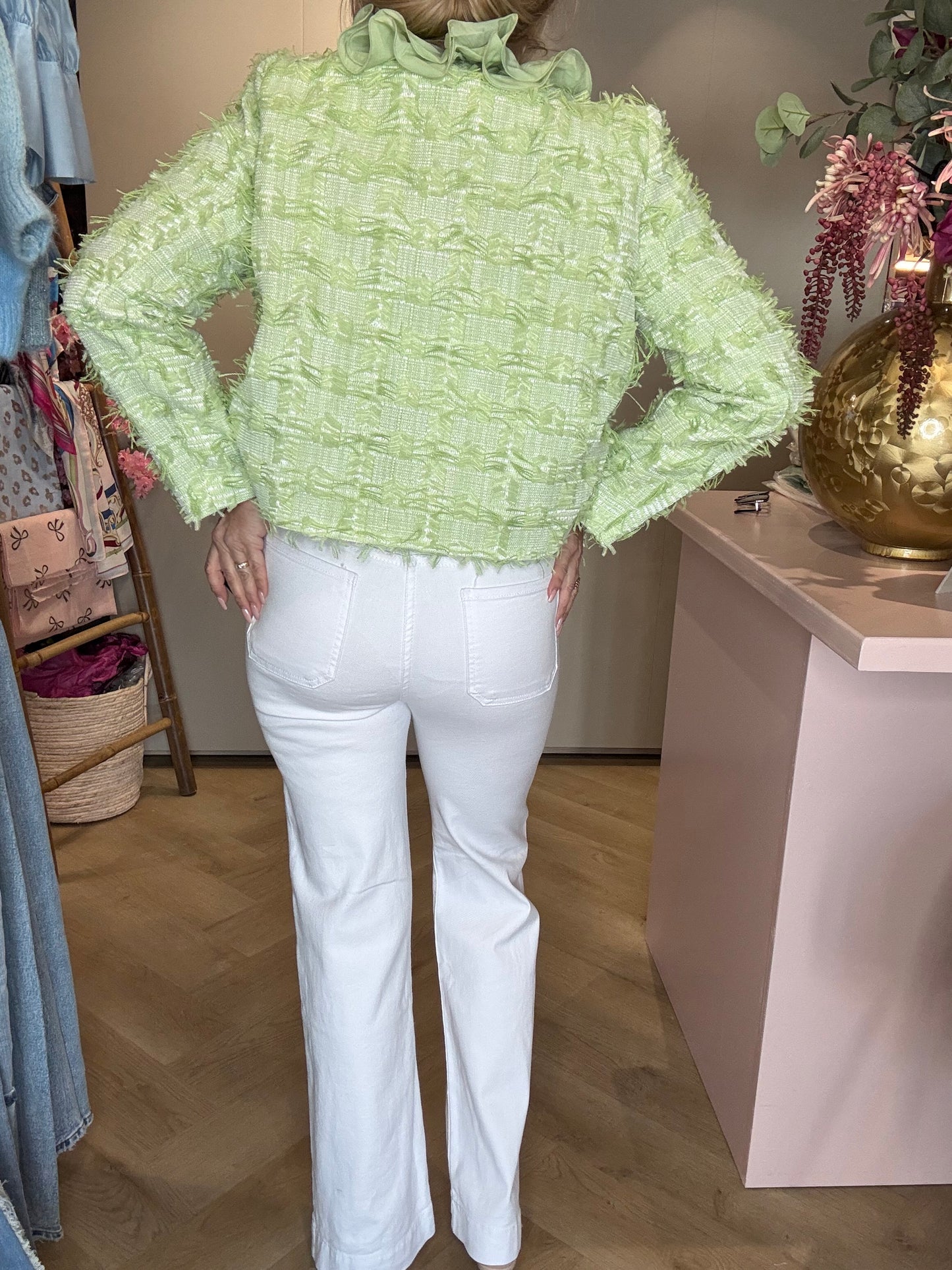 Broek Jeans Pearl White