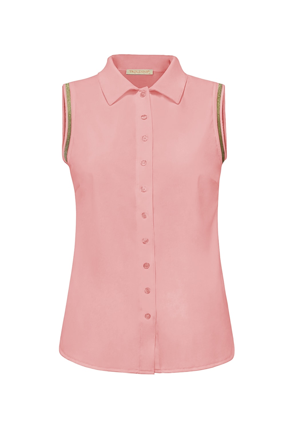 ✨ Triple Nine Blouse Cut Sleeves Gold Bies – BLS5902 Poeder Rose