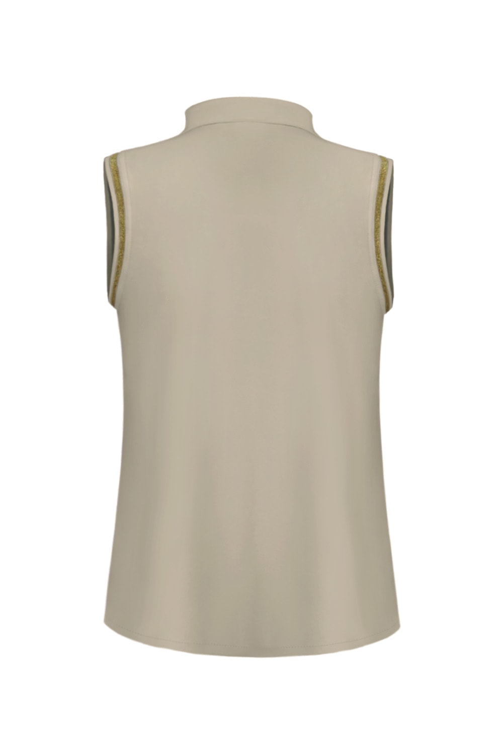 Triple Nine BLS5902 Blouse Cut sleeves Gold Bies Beige