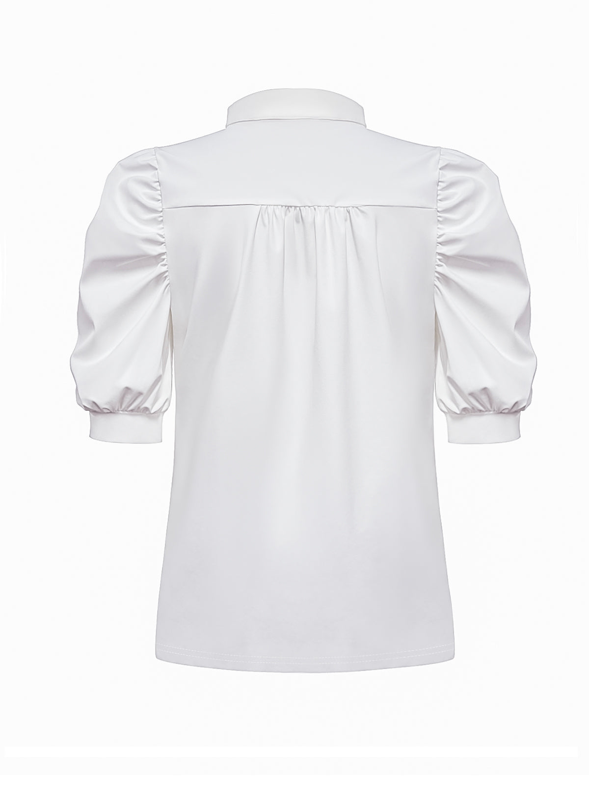 Blouse korte plof mouw Triple Nine BLS-5906 Wit