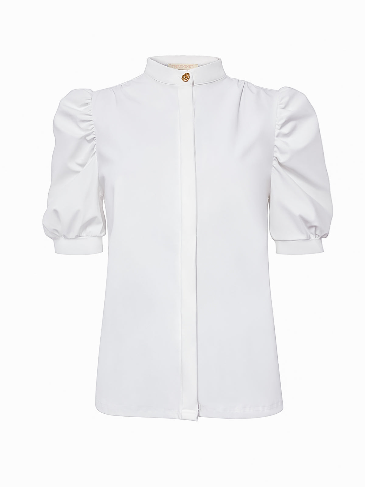Blouse korte plof mouw Triple Nine BLS-5906 Wit