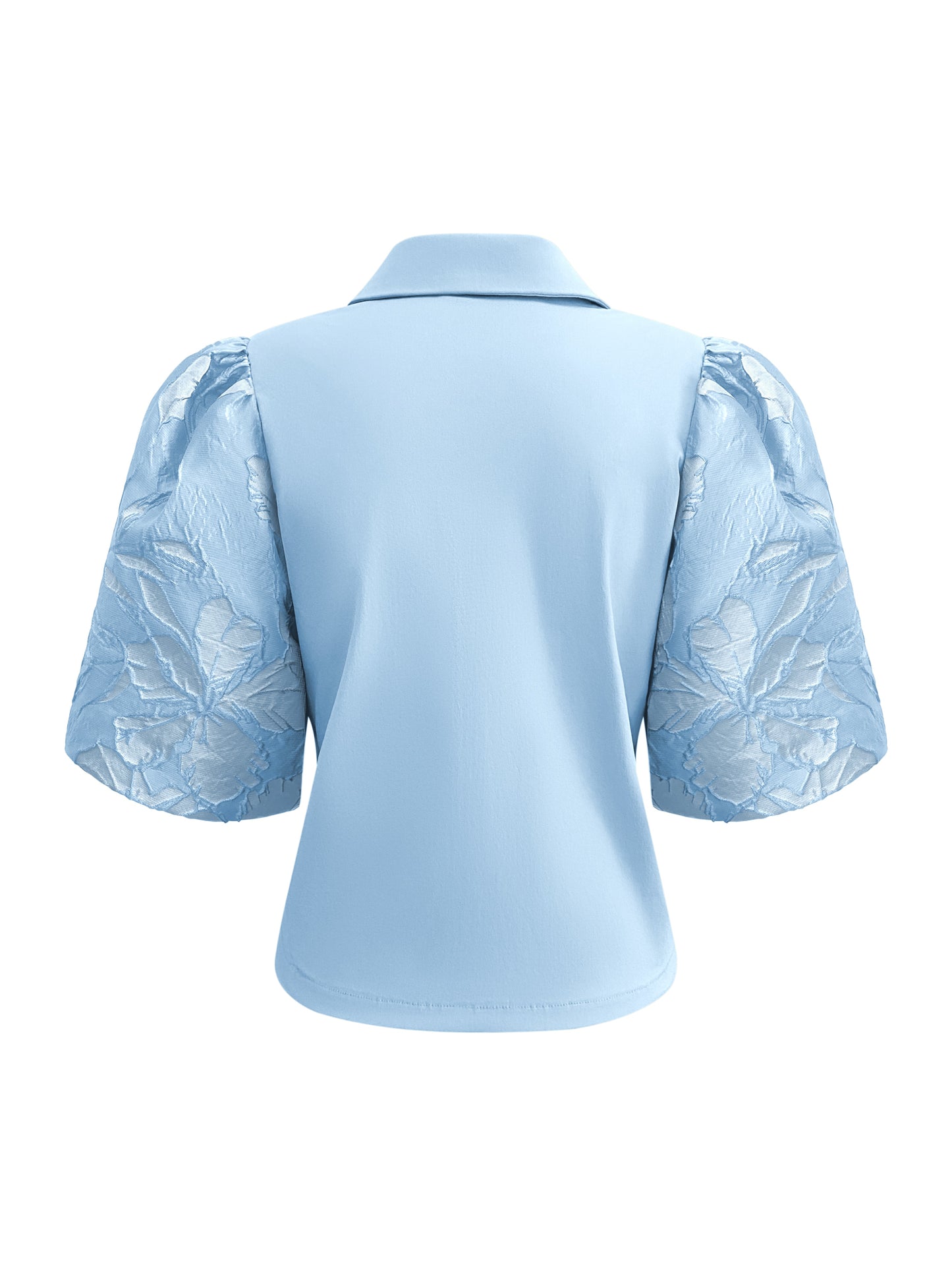 Triple Nine Blazer BLS3911 Korte Mouw Gouden knopen en Satijn afwerking | Licht Blauw