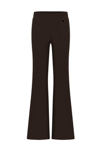 Triple Nine Broek Flared BR2301 Donker Bruin