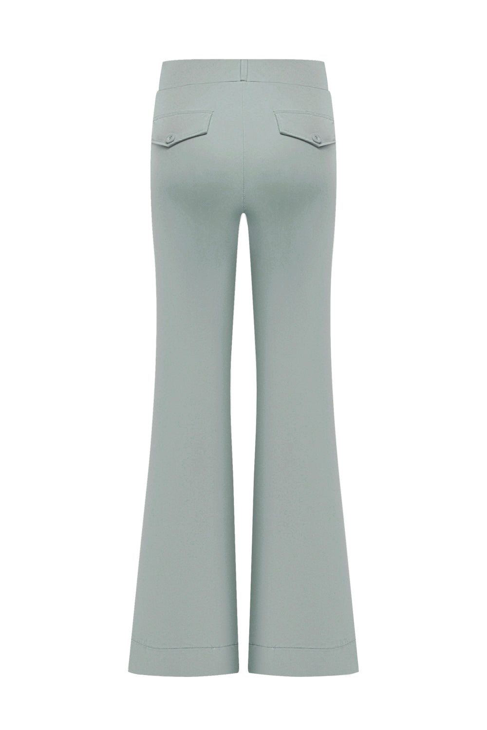 Broek flared Triple Nine Sage Groen