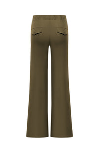 Triple Nine BR2701 straight pantalon olive achterkant