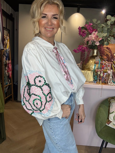 Bluse Roos 🌹 Glimmer