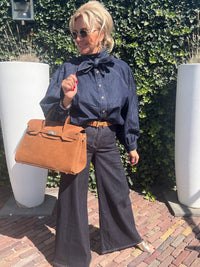 Jeans Blouse Bow Brute