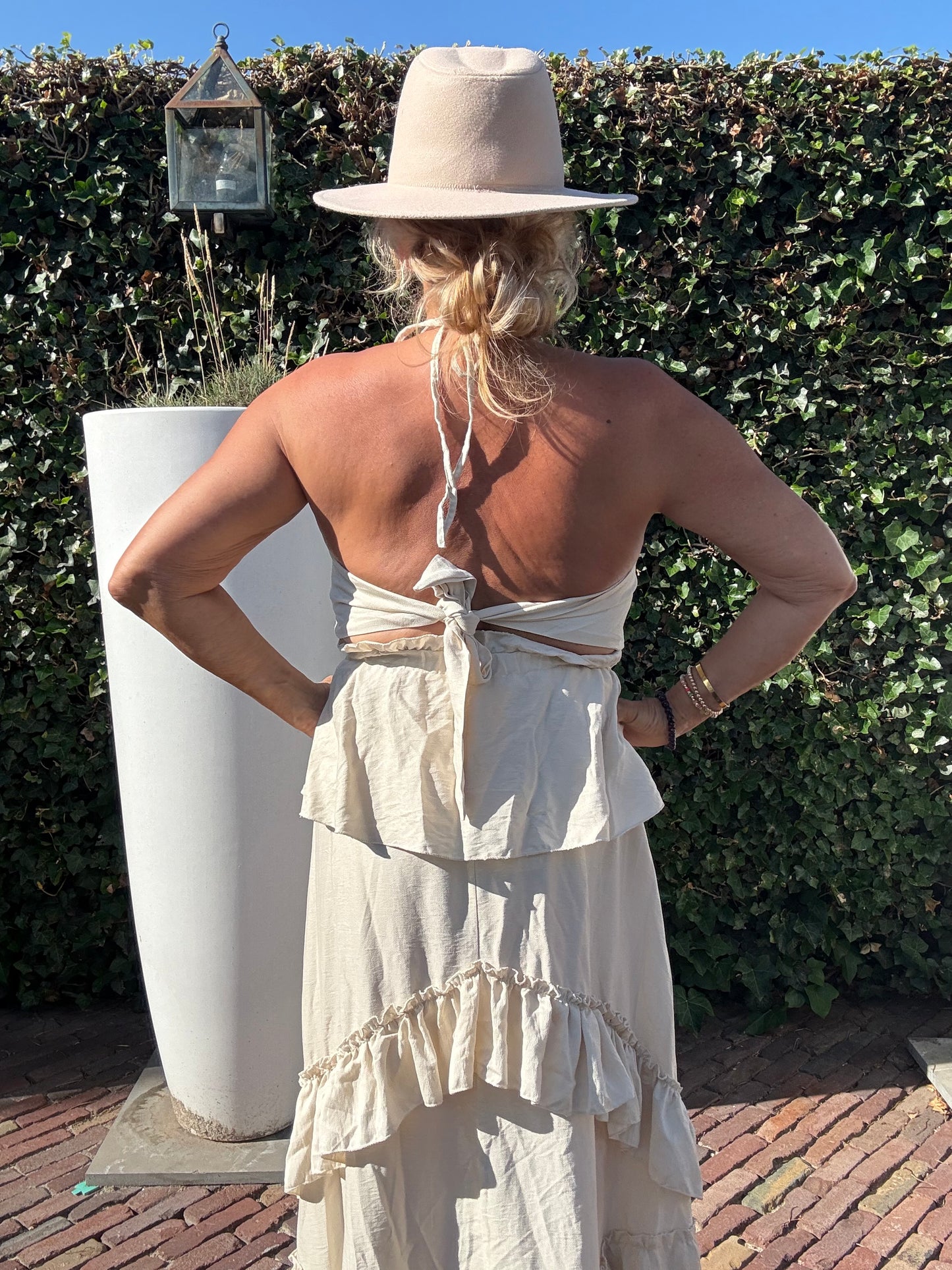 Dress Breeze Halter Crème