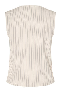 Gilet Mi Piace 202294 Pin Stripe Kit-Zwart