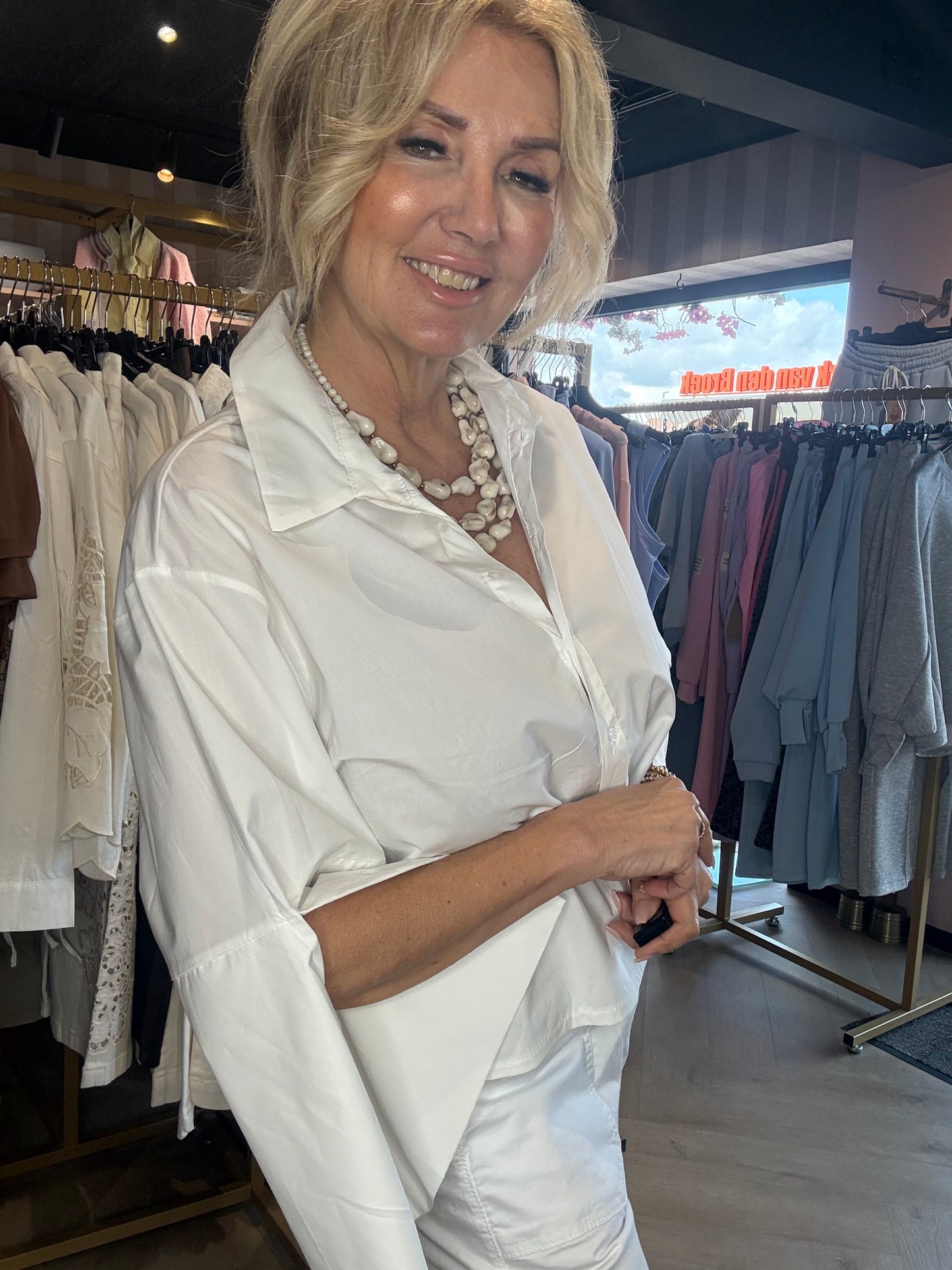 Bluse Mariëlle Hvid