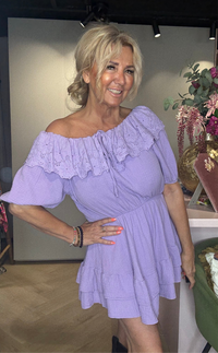 Jurk Boho Romance Dress Lila